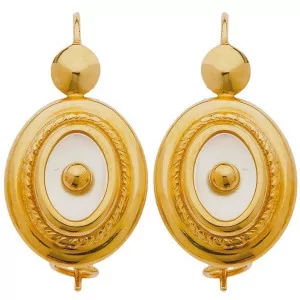 Boucles d'oreilles Noeud Forçat 10 x 17,50 mm or bijouxcreoles.com