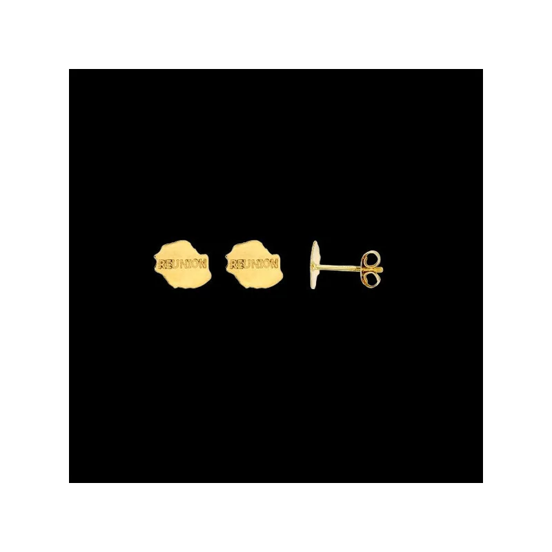 Earrings Reunion Island Gold