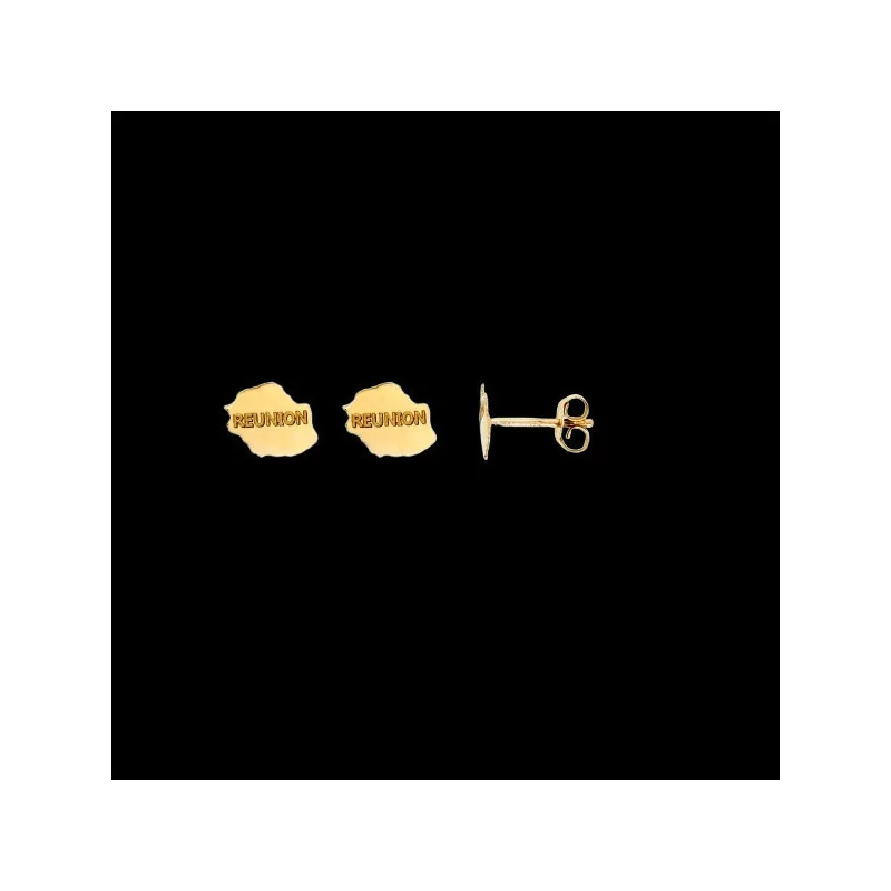 Earrings Reunion Island Gold
