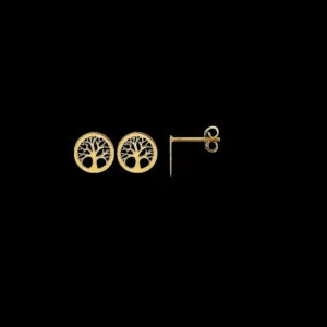 Boucles d'Oreilles ONYX 2 GRIFFES SABLAISE bijouxcreoles.com