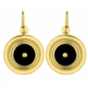 Boucles d'oreilles Noeud Forçat 10 x 17,50 mm or bijouxcreoles.com