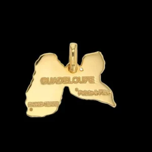 Pendentif lettre U en Or 9 Carats bijouxcreoles.com