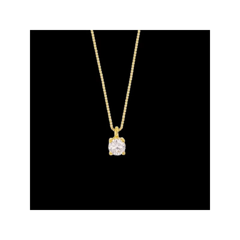 Zirconium oxide adorned necklace