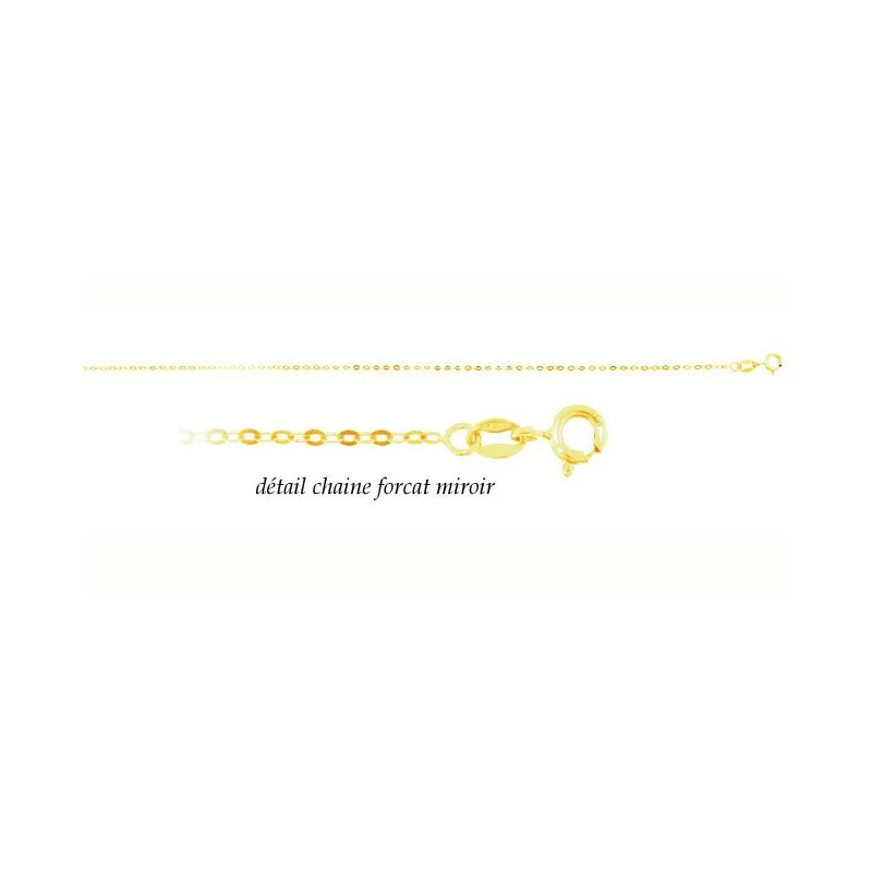 Chaine Or/FORCAT MIROIR-42cms bijouxcreoles.com Chaine Or/FORCAT MIROIR-42cms bijouxcreoles.com