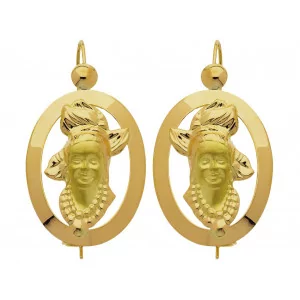 Boucles d'oreilles Pendant chou bijouxcreoles.com