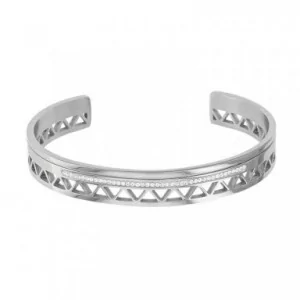 Bracelet acier doré et cristaux noirs bijouxcreoles.com