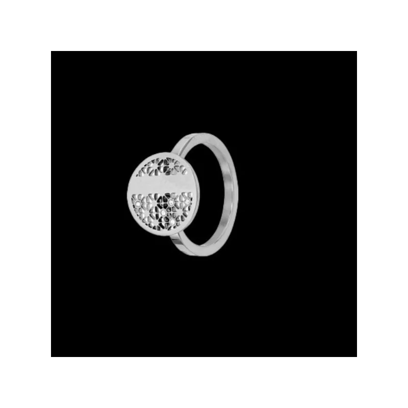 Bague ronde géométriques et cristaux bijouxcreoles.com Bague ronde géométriques et cristaux bijouxcreoles.com