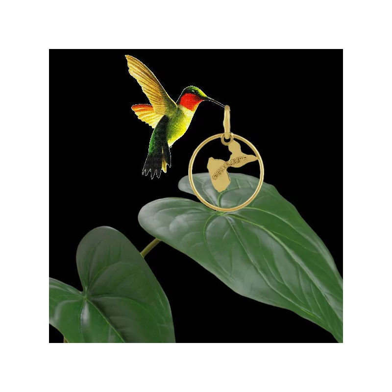 Pendentif Entourage Carte Guadeloupe or bijouxcreoles.com Pendentif Entourage Carte Guadeloupe or bijouxcreoles.com