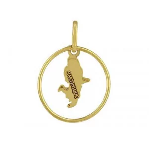 Pendentif lettre H en Or 9 Carats bijouxcreoles.com