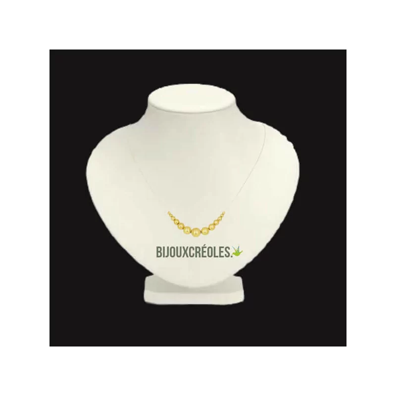 Collier Créole Boules Dégradées bijouxcreoles.com