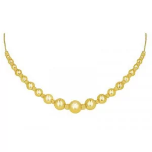 18 Carat Gold Necklace with Five Forçat Knots