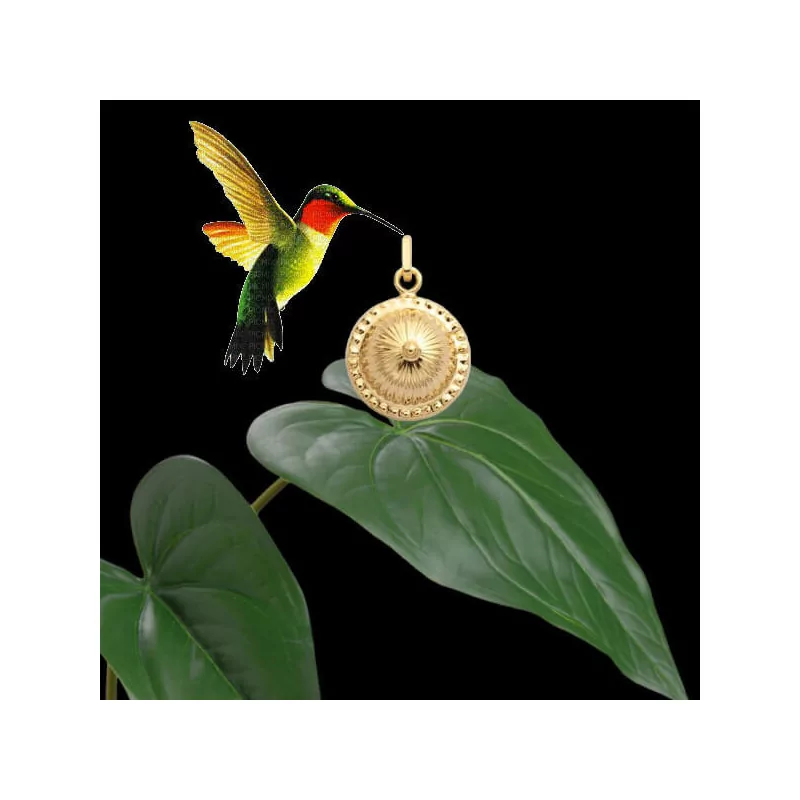 Pendant Creole Cabbage Gold Pendant Creole Cabbage Gold