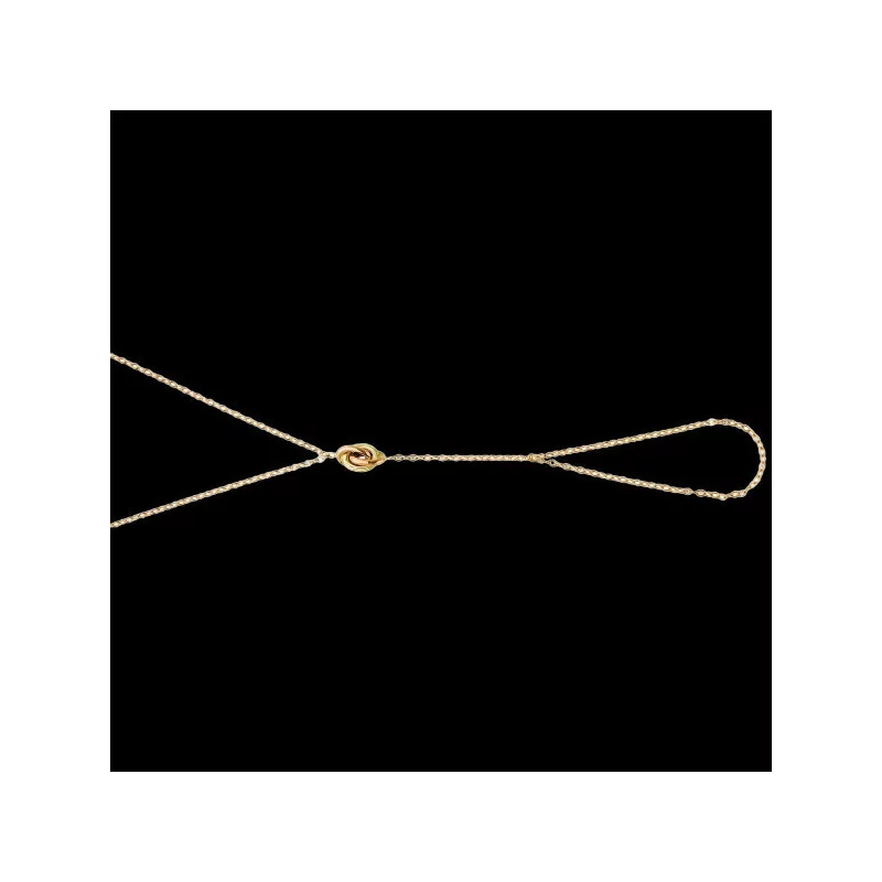Hand Bracelet with Fork Knot Hand Bracelet with Fork Knot