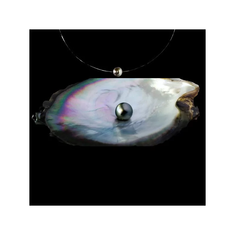 Tahitian cultured pearl necklace