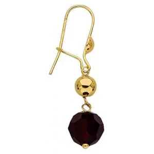 Boucles d'Oreilles Or 18 carat BOULES CHOUX 8MM bijouxcreoles.com