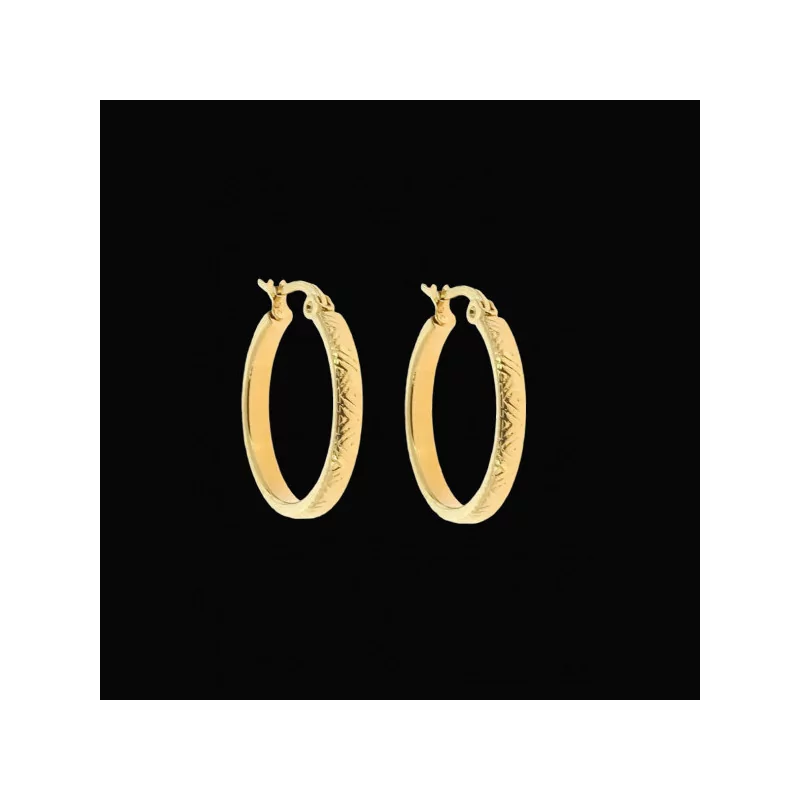 Boucles d'Oreilles Créoles Acier bijouxcreoles.com