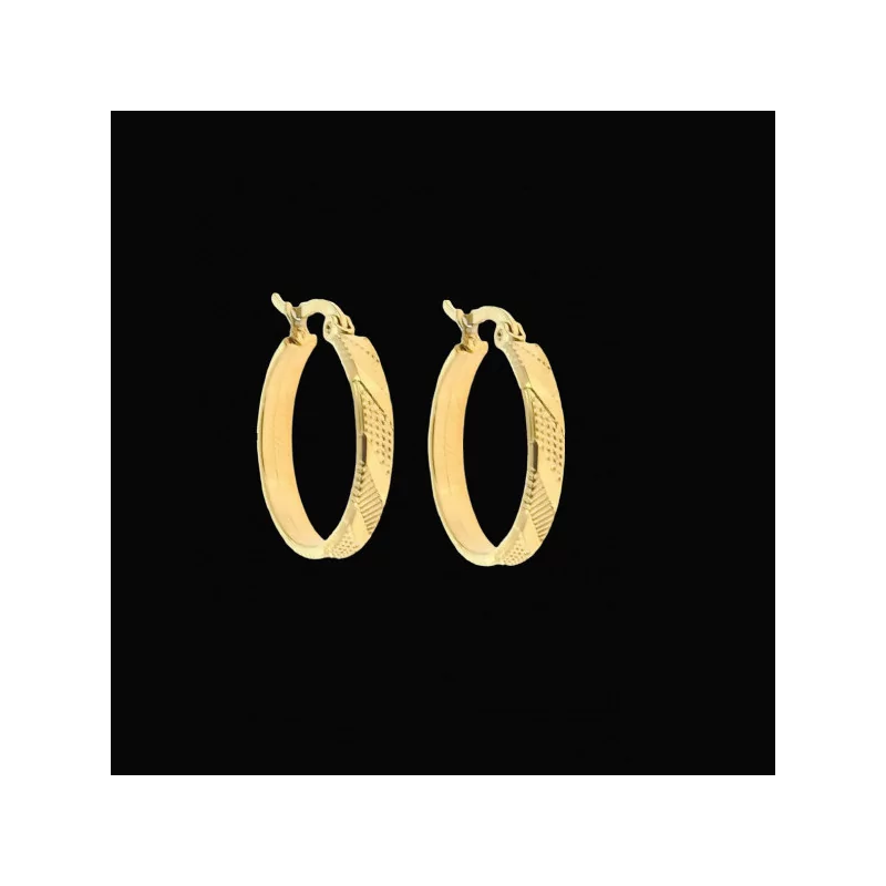 Steel Hoop Earrings