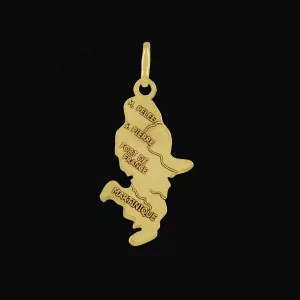 Pendentif lettre D en Or 9 Carats bijouxcreoles.com