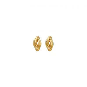 Boucles d'oreilles clous Noeud Forcat bijouxcreoles.com