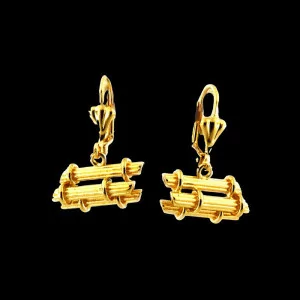 Boucles d'oreilles Pendante Diamanté bijouxcreoles.com