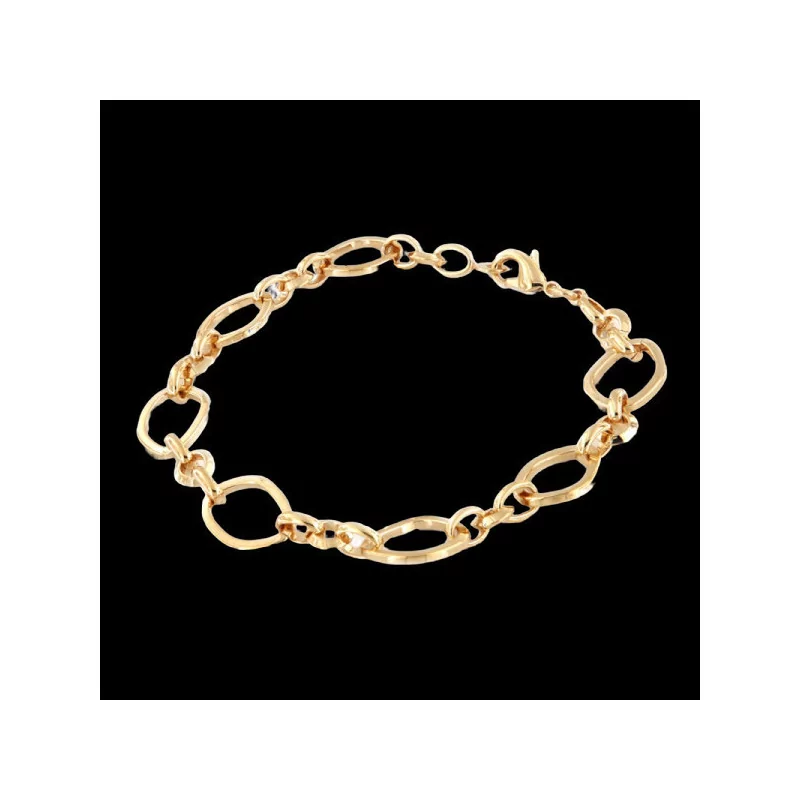 Gold-Plated Hoop Bracelet