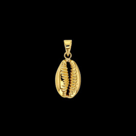 Pendentif coquillage Cauri en Or