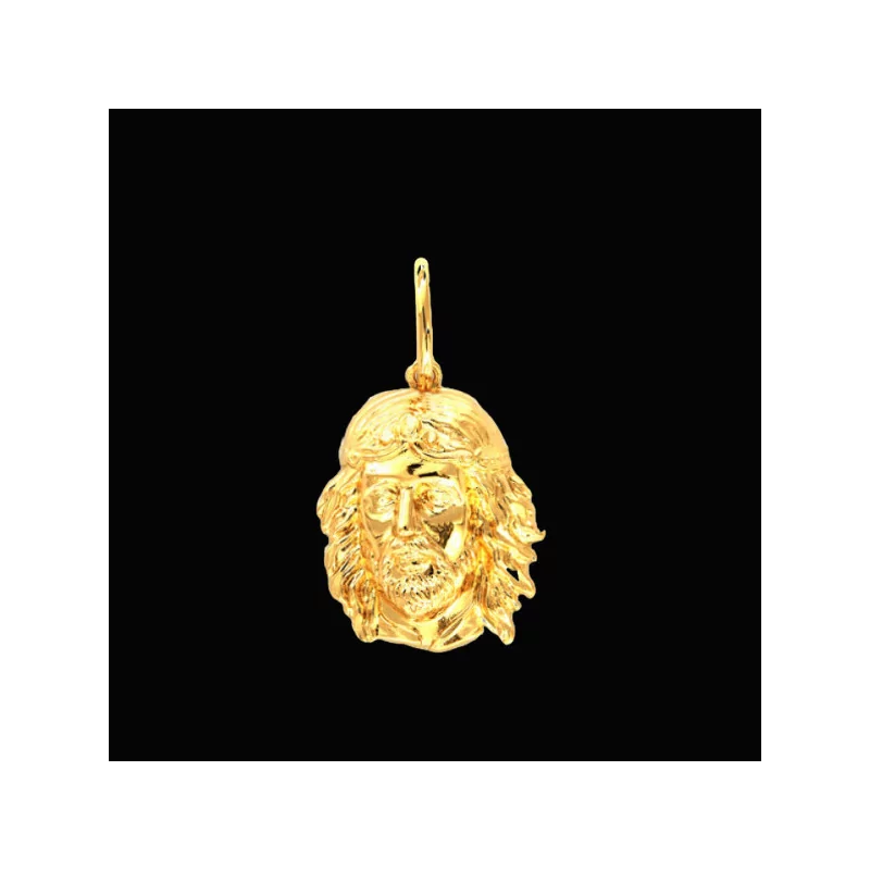 Gold-Plated Jesus Pendant