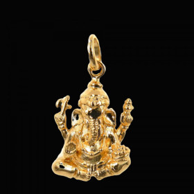Pendentifs Ganesh Plaqué Or