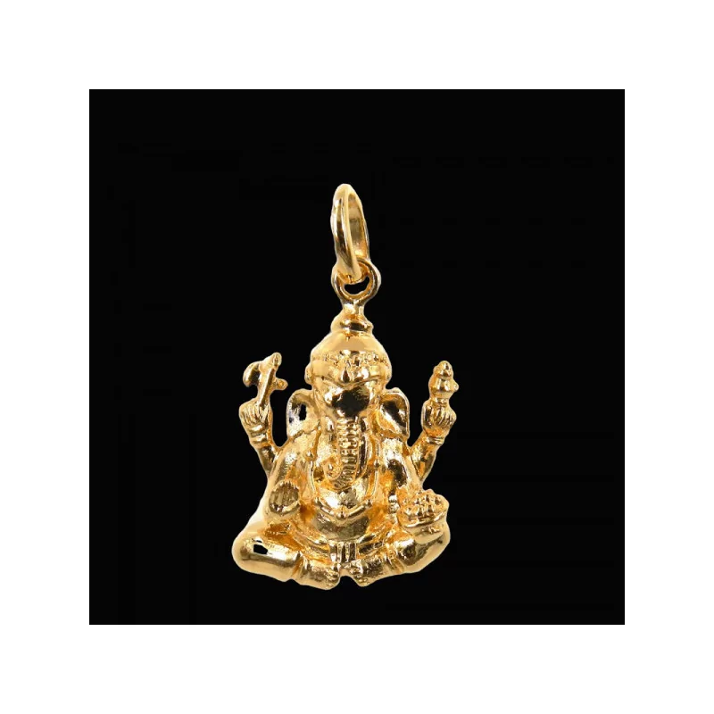 Gold-Plated Ganesh Pendants