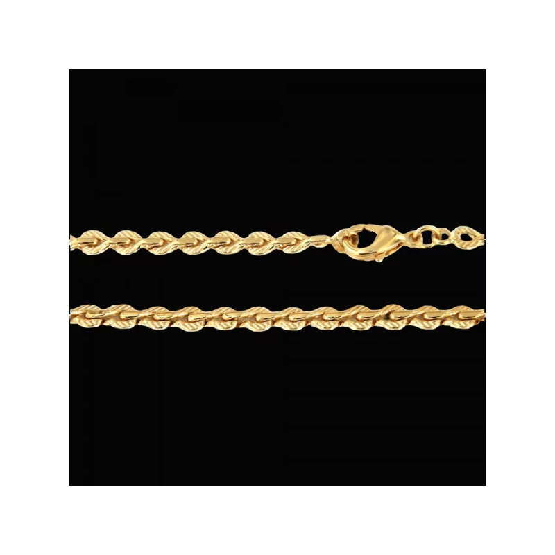 Collier Plaqué Or 45cm bijouxcreoles.com