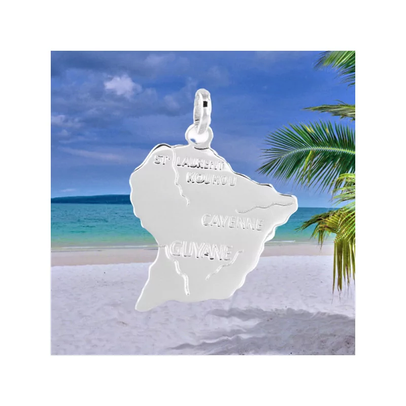 Guyana Silver Pendant