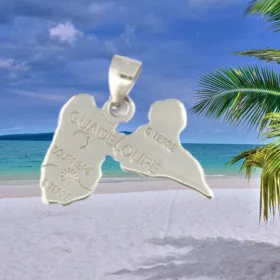 Pendentif Guadeloupe Argent