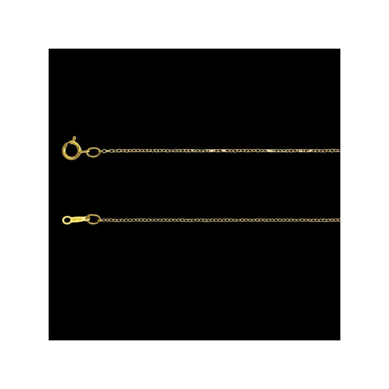 Chaîne maille Forçat Gold filled 40 bijouxcreoles.com