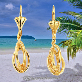 Boucles d'oreilles Plaqué Or Forcat