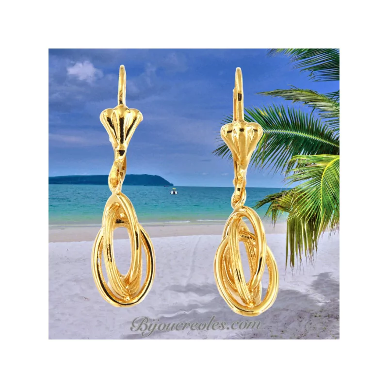 Gold-Plated Hoop Earrings