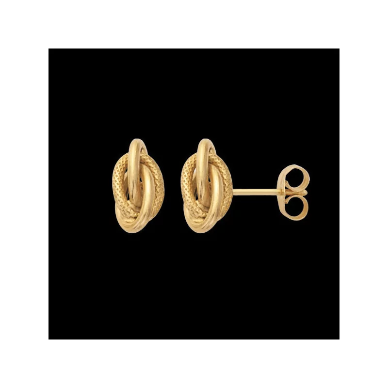 Boucles Noeuds Forçat piqués 6 mm bijouxcreoles.com Boucles Noeuds Forçat piqués 6 mm bijouxcreoles.com