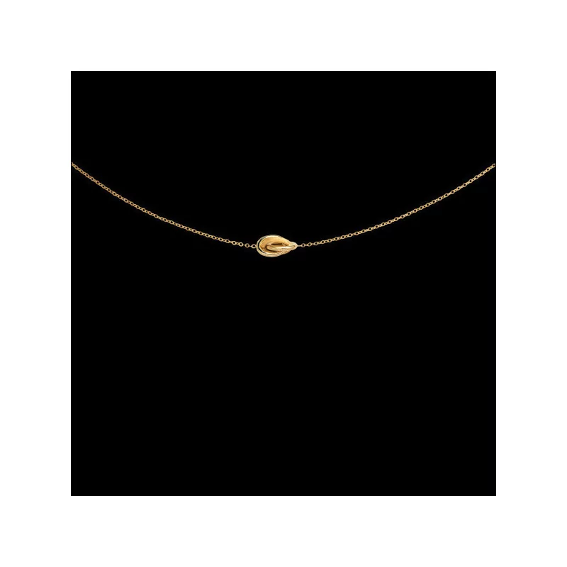Collier Noeud sur chaîne Forçat bijouxcreoles.com