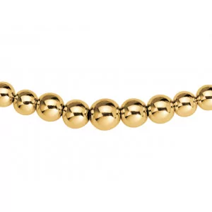 Collier Boules satinées Or 18 Carat bijouxcreoles.com