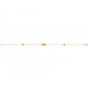 Bracelet fantaisie Cœur Or 9 Carats bijouxcreoles.com