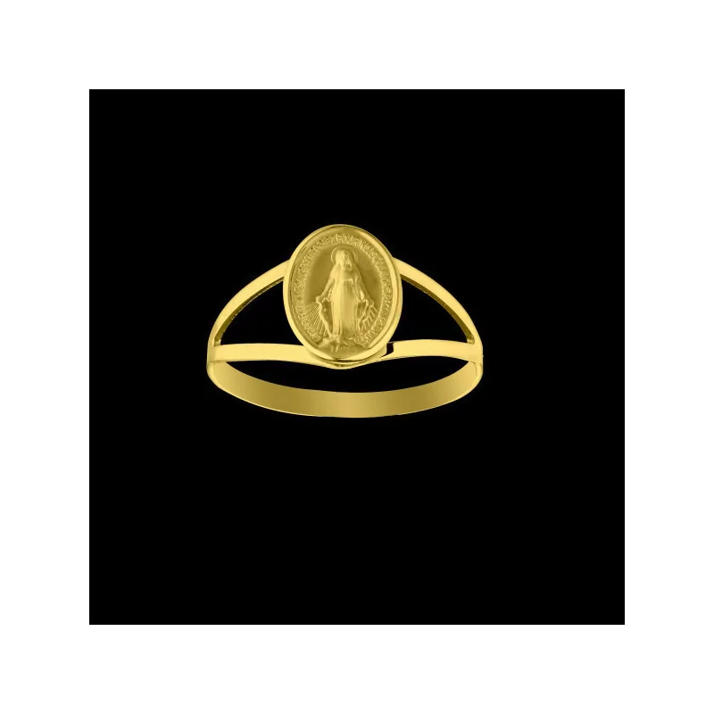 Miraculous Virgin Gold Ring