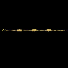 Bracelet Fagot 3 motif Or 18 Carats
