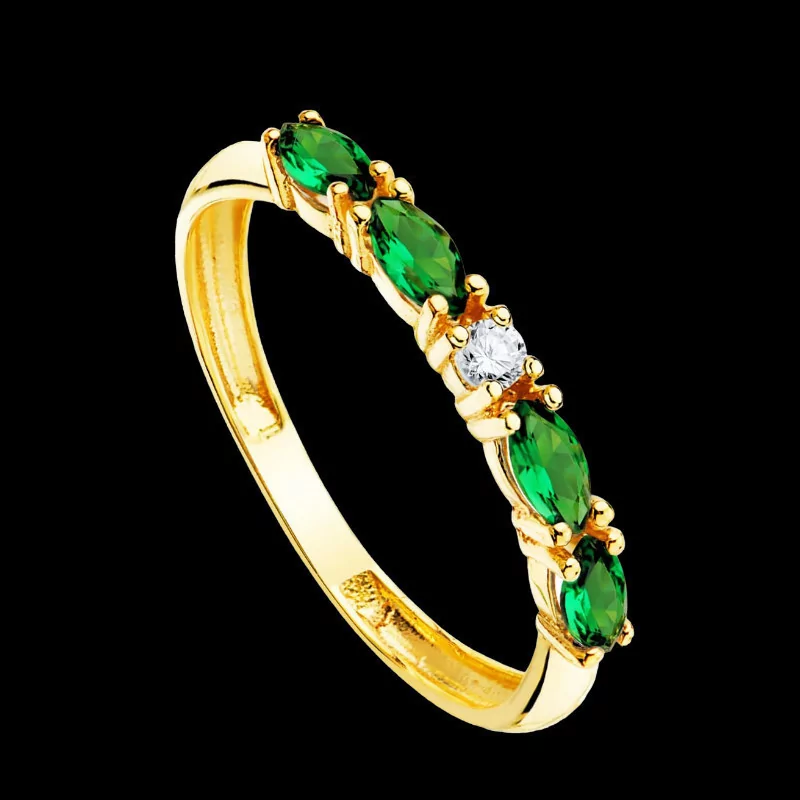 Marquise Ring 18 Carat Yellow Gold