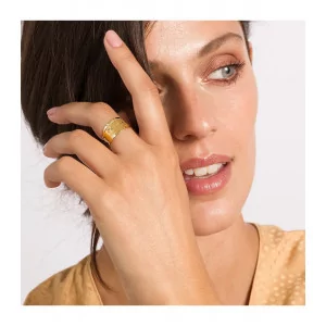 Bague Coulée de Lave Or 9 Carats bijouxcreoles.com