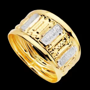 Bague marquise Hiva-Oa Or et oxyde de zirconium bijouxcreoles.com