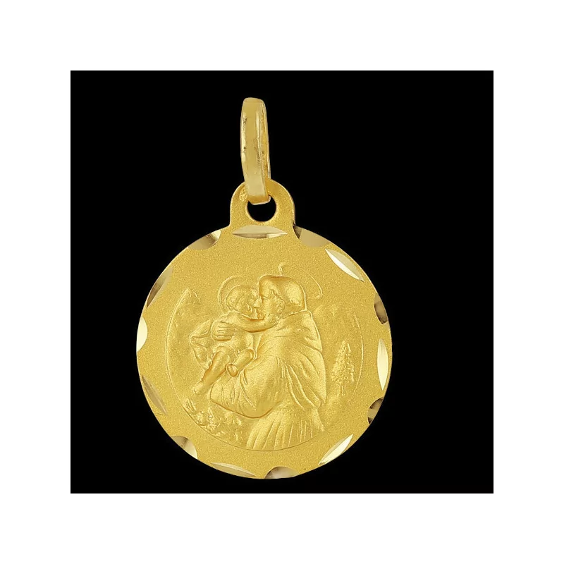 St. Anthony Medal 18 Carat Yellow Gold St. Anthony Medal 18 Carat Yellow Gold