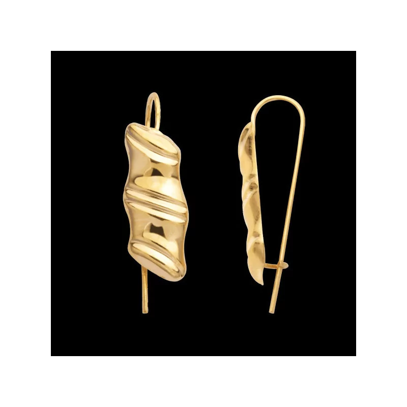 Boucles d'oreilles Bambou Or bijouxcreoles.com Boucles d'oreilles Bambou Or bijouxcreoles.com
