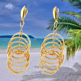 Dangling Diamond Earrings