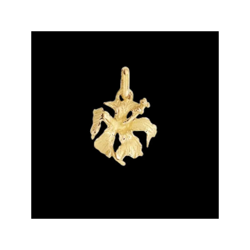 Hibiscus Gold Pendant