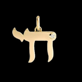 Pendentif Hai Diamant Or