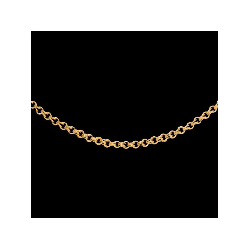 Collier Gros Sirop Or 18 Carat bijouxcreoles.com